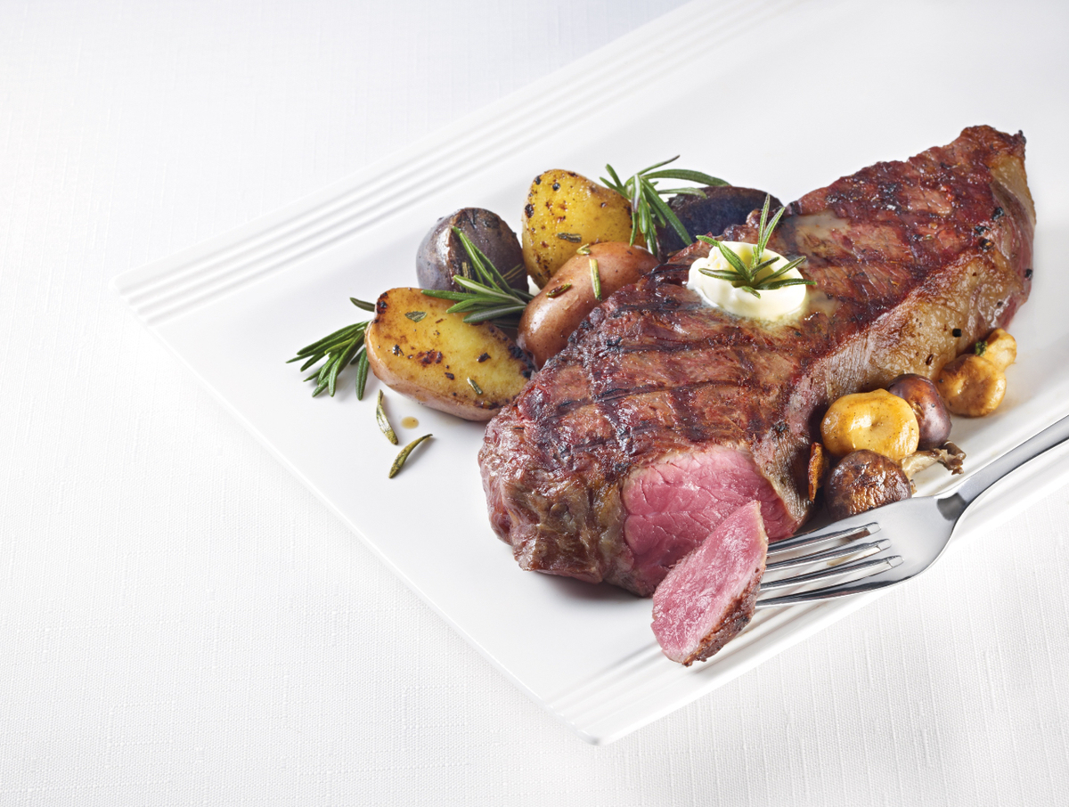 Grille and Galley beauty shot of cooked steak